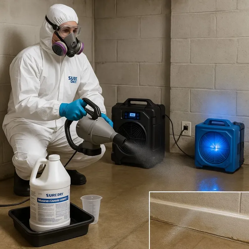 Sanitization and Odor Removal process in Ludlow, MA