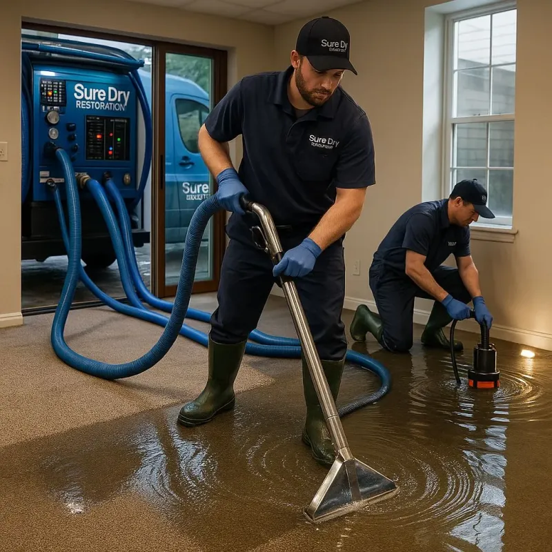 Water Extraction and Removal process in Ludlow, MA